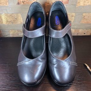 Wolky Grey MaryJane shoes Patent size 37